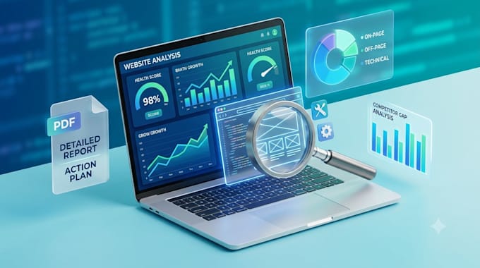 provide a professional SEO audit and website analysis report