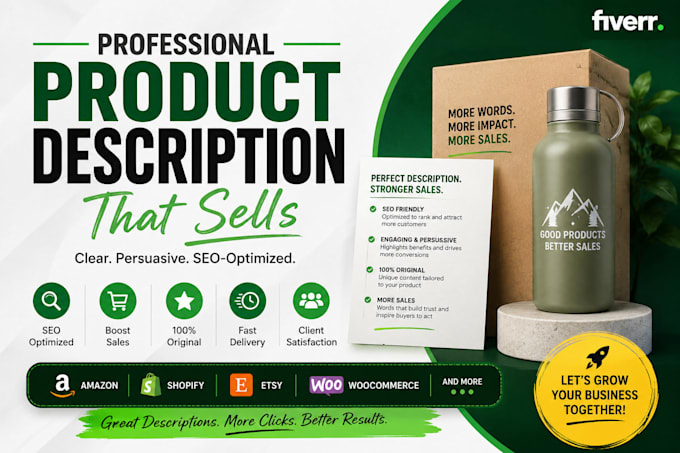 write seo product shopyfy