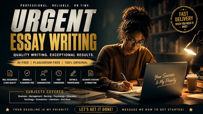 urgent essay writing as an essay writer