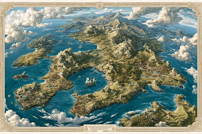 fantasy map and city maps