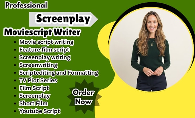 write movie script tv series screenwriting, film script full length screenplay