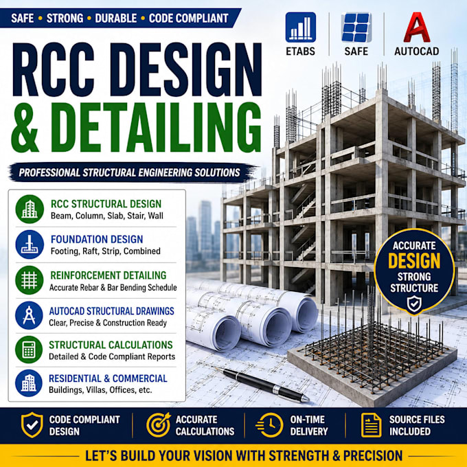 do reinforced concrete rcc design and structural detailing