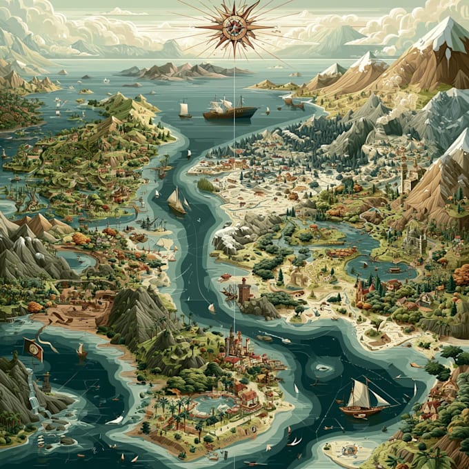 design great map in quality vector illustration