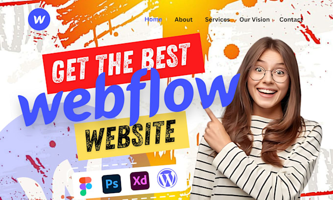 convert wordpress to webflow, webflow migration, redesign webflow website design