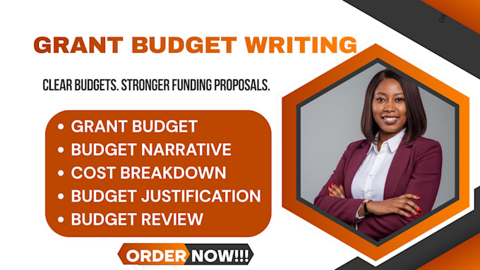 write a grant budget, budget narrative and budget justification