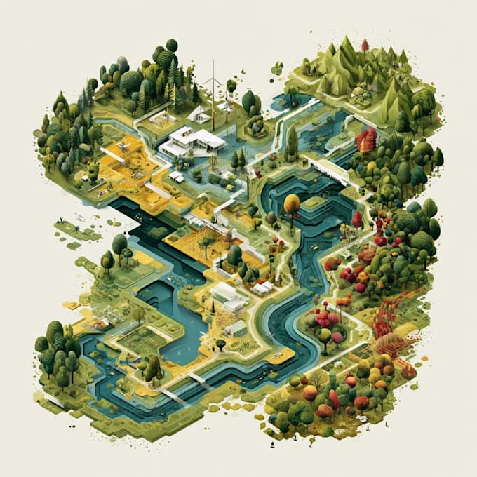 draw a wonderful custom fantasy map