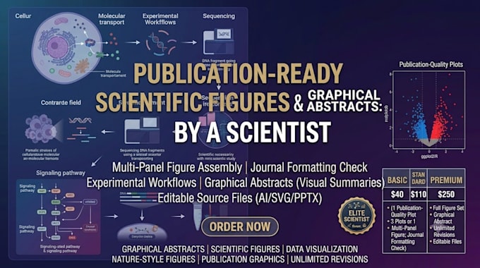 create publication ready scientific figures, graphs and graphical abstrac