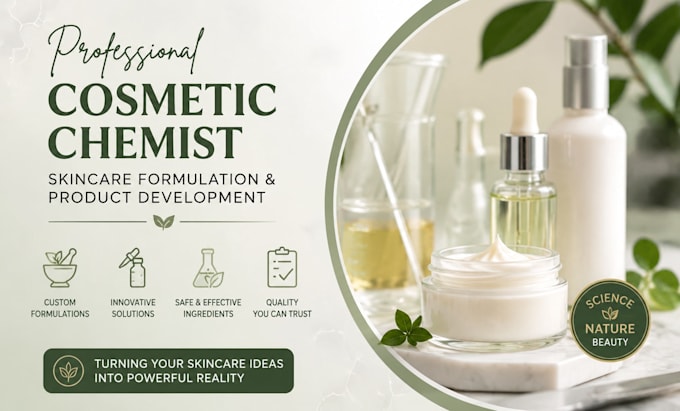 be yr cosmetic chemist skincare formulation product development cosmetic formula
