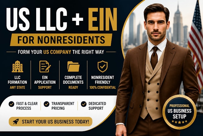 form your US llc with ein as a nonresident