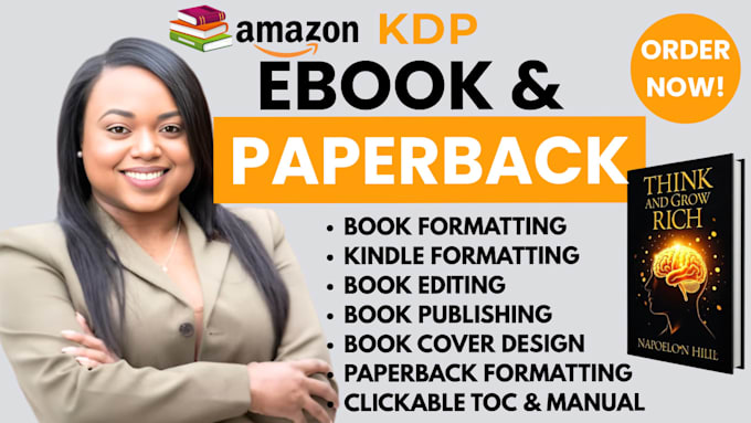 format ebook, paperback and hardcover books for amazon kdp