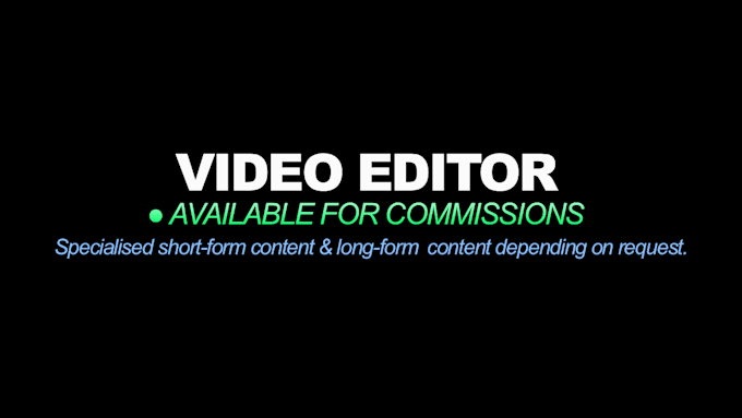 edit videos for you