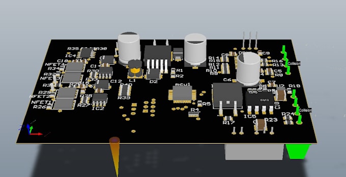 design motor controller pcb, ac motor driver board, sensor interface hardware