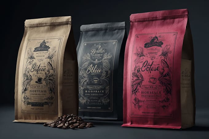 do coffee label, coffee packaging, product packaging design