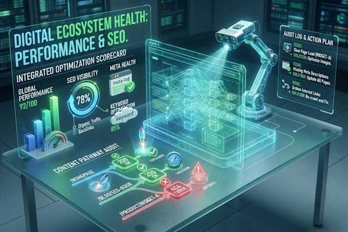 do website testing, usability audit and SEO technical report