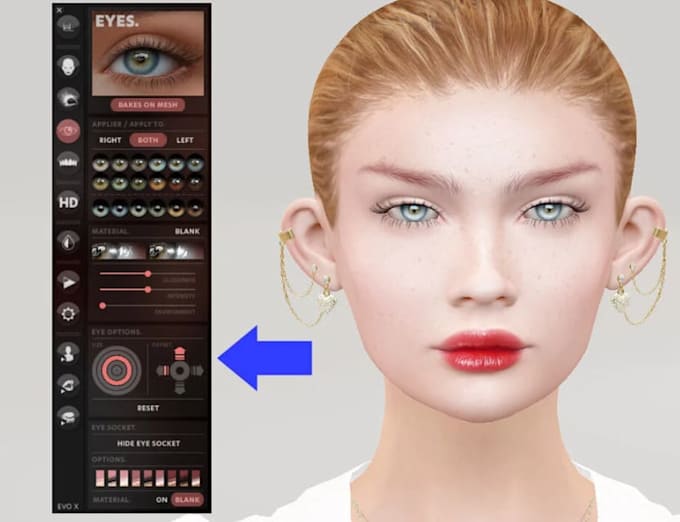customize your avatar with toggles outfit body sliders and expression