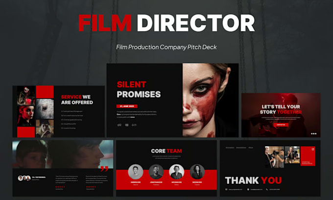 create a film pitch deck tv and movie pitch deck powerpoint animation