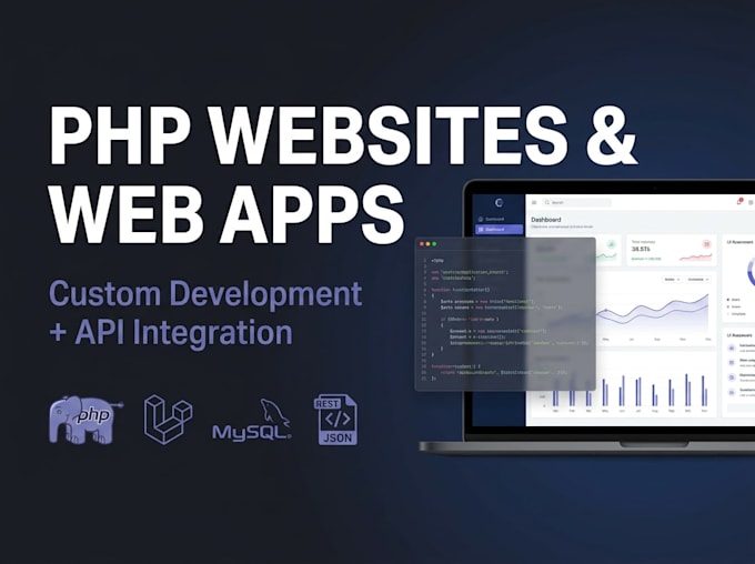 develop custom PHP websites and web applications with API integration