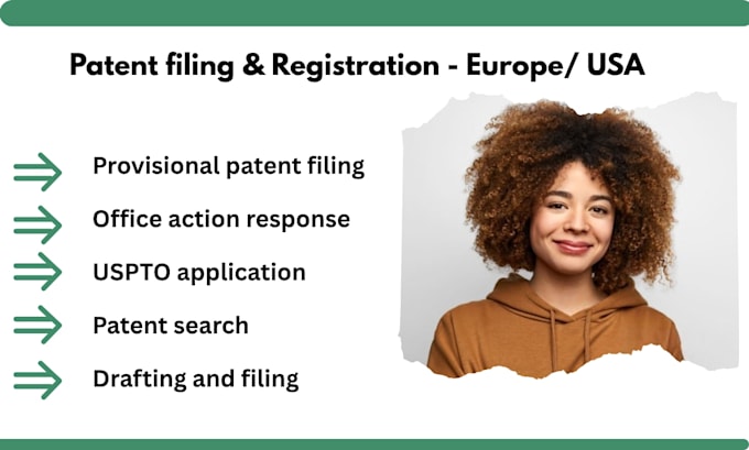 patent search your idea, draft and file a patent application