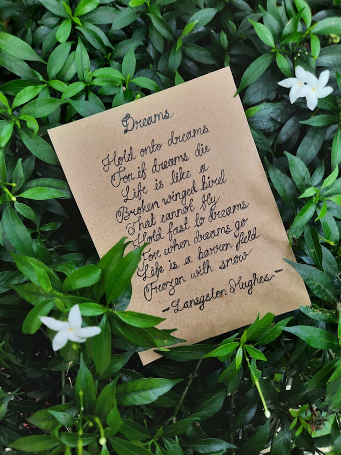 provide neat handwritten documents in print and cursive