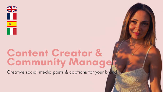 create social media posts and captions for your brand