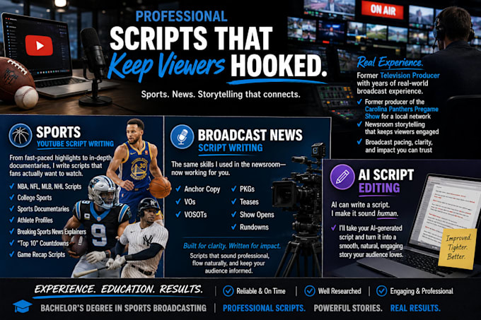 write engaging youtube scripts to captivate your audience