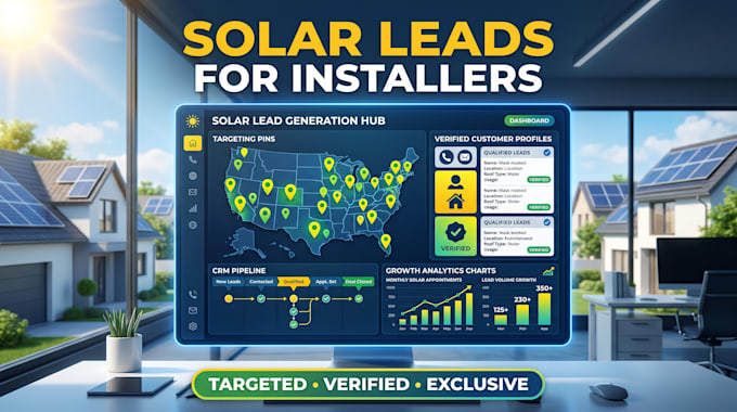 generate exclusive solar leads for solar installers