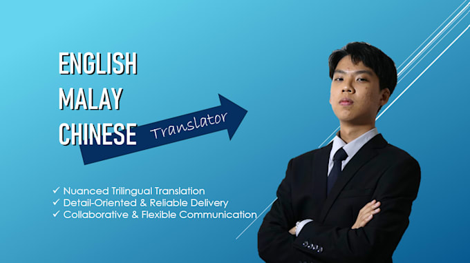 manually translate languages among malay english and chinese