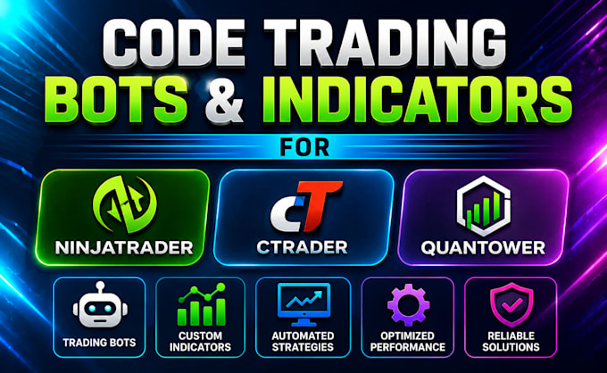 code trading bots and indicators for ninjatrader, ctrader, quantower
