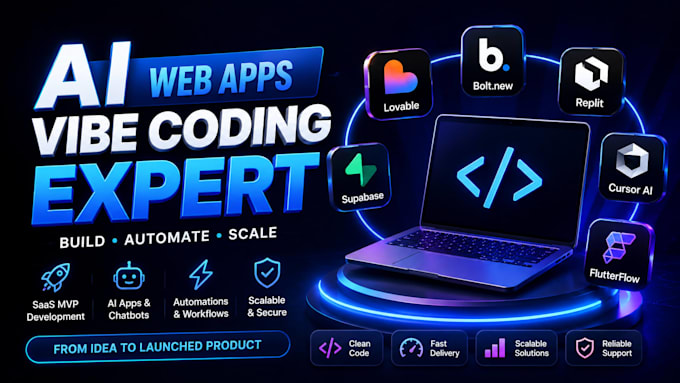 build fix improve web app with lovable, bolt, replit, supabase, cursor, base44