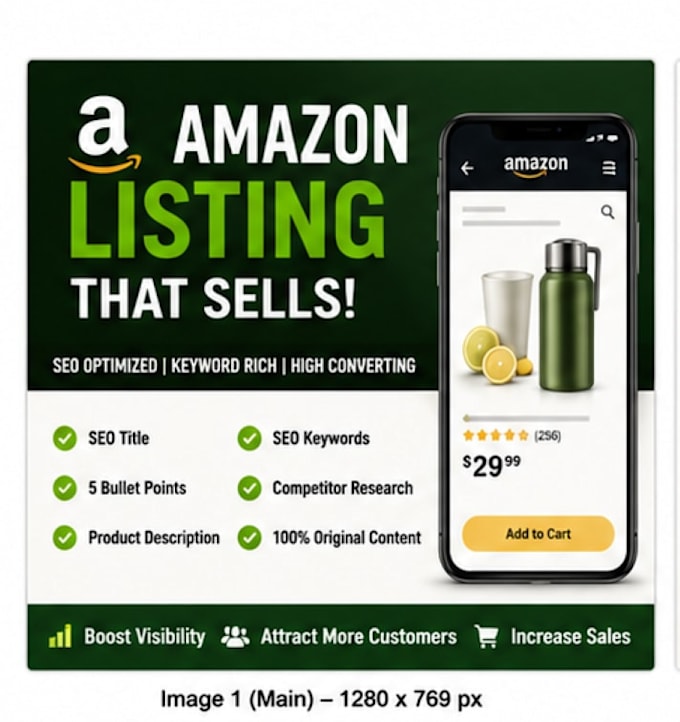 write amazon product descriptions and SEO listings
