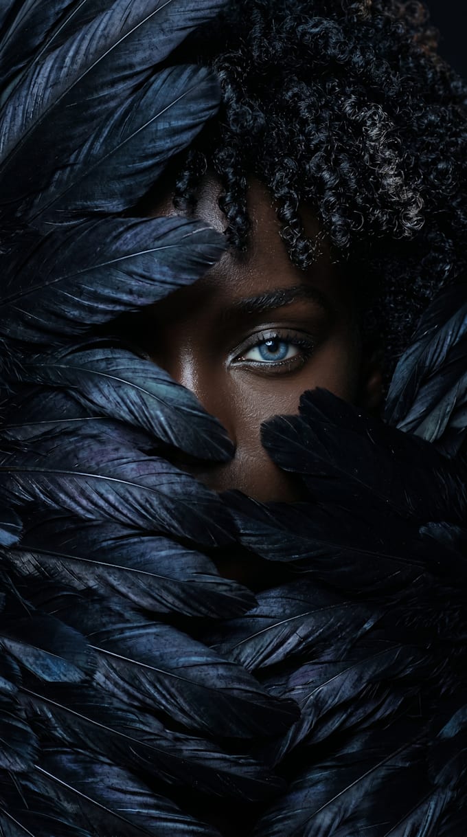 create ai magazine cover style editorial portrait