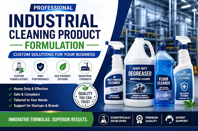 formulate custom industrial cleaning products