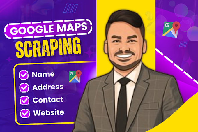 scrape google maps, do b2b lead generation with email list building