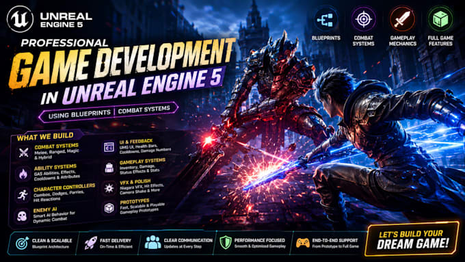 develop unreal engine game, unreal engine game development, ue5 bleuprints