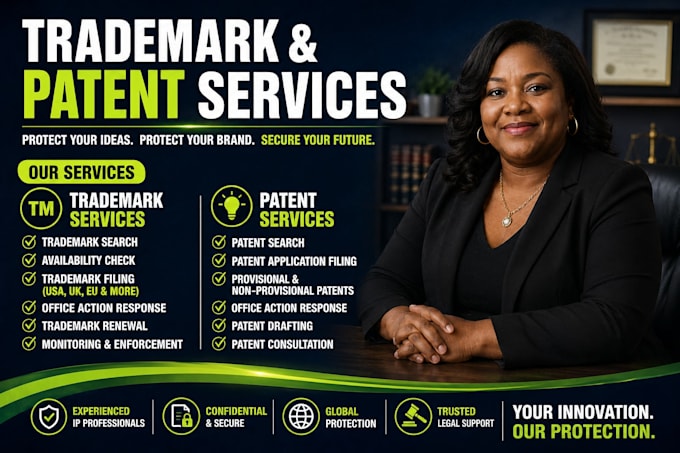 fill your uspto trademark and patent application