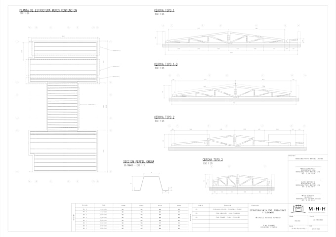 professional architectural structural drawing sets