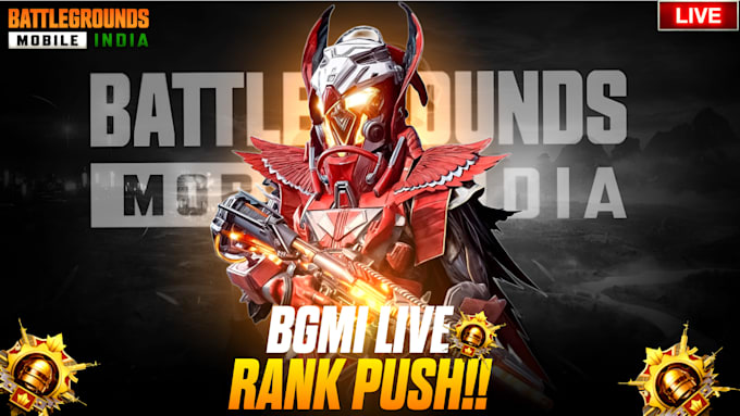 design high CTR bgmi youtube thumbnails