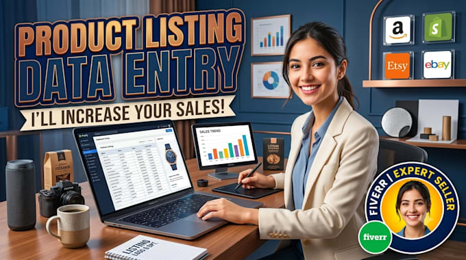 do ecommerce product listing and product upload