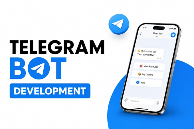 develop telegram bot, custom telegram bot, telegram bot development