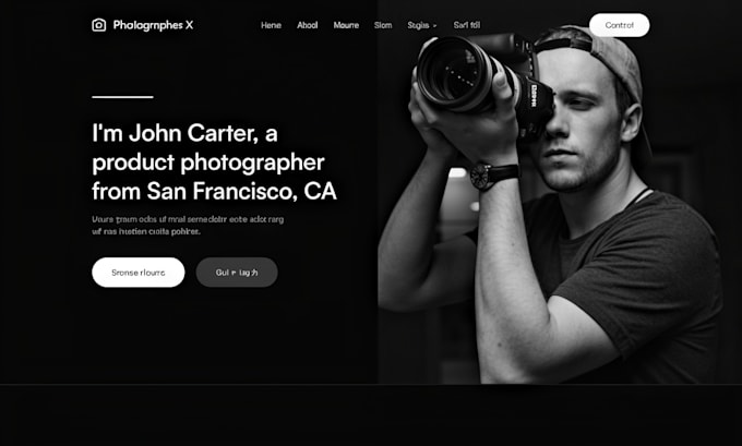 build squarespace photography website, portfolio, wedding, art gallery website