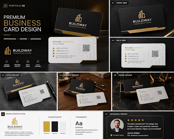 premium professional business card design