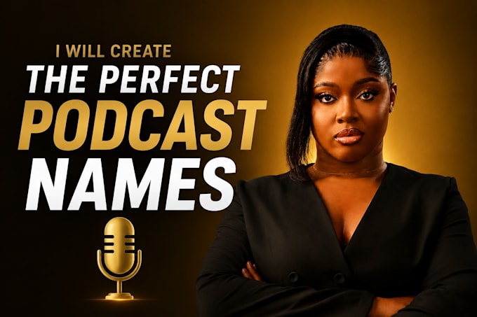 strategically create 10 unique podcast names