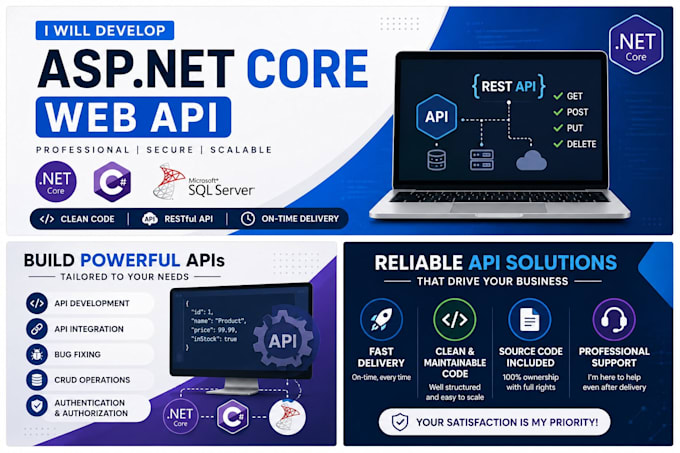 develop dotnet web api