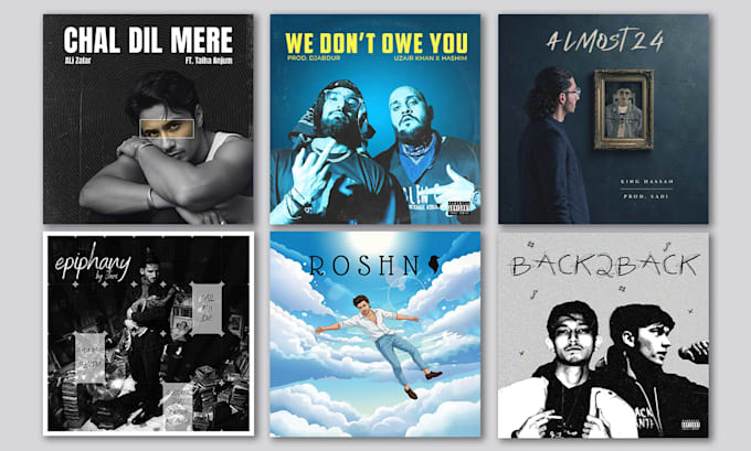 design professional single, ep and album cover art