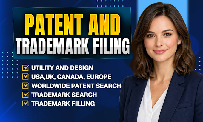 do patent search, drafting and filing