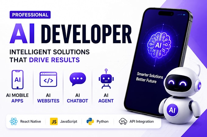 do ai mobile app development, ai website, ai chatbot, ai agent as ai developer