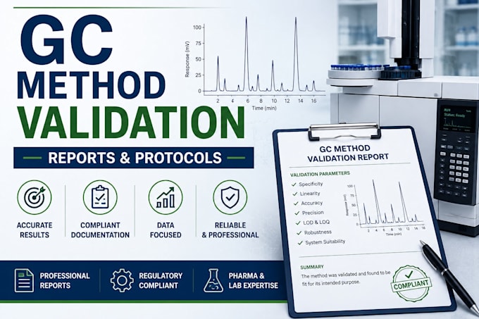 validate gc methods and prepare validation reports