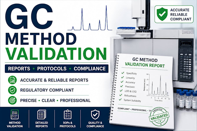 validate gc methods and prepare validation reports