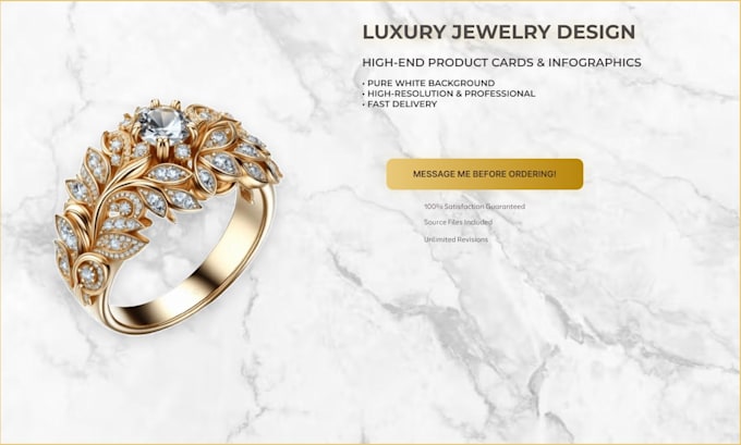 design luxury jewelry product