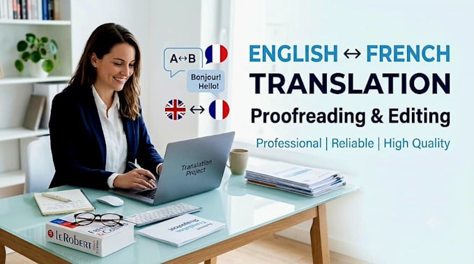 english french translator and proofreader